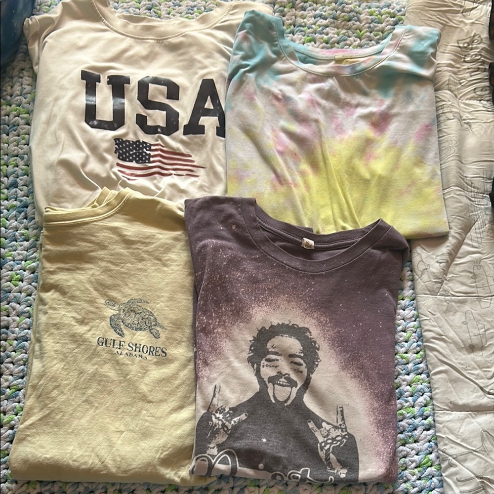 Graphic Kids T-Shirt Set - Multicolor